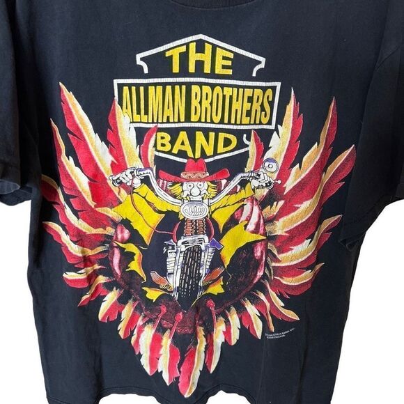 VTG 1992 The Allman Brothers Band Tour T Shirt Large - Picture 2 of 6